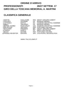 thumbnail of TOSCANA ORD