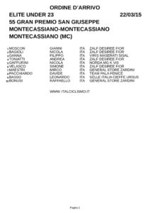 thumbnail of MONTECASSIANO 15 ORD
