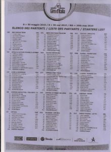 thumbnail of GIRO D’ITALIA 2010 ELENCO ISCRITTI UFFICIALE