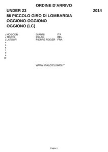 thumbnail of PICCOLO ORD