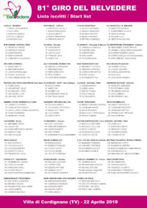 thumbnail of GIRO DEL BELVEDERE 2019 ELENCO ISCRITTI UFFICIALE