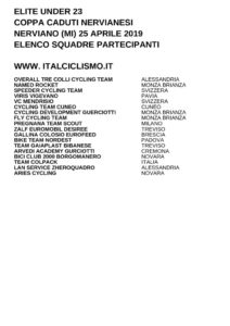 thumbnail of U 23 COPPA CADUTI NERVIANESI SQUADRE PARTECIPANTI 2019