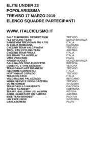thumbnail of U23 POPOLARISSIMA SQUADRE PARTECIPANTI