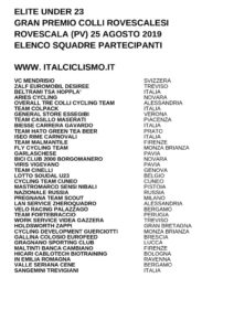 thumbnail of U23 COLLI ROVESCALESI 2019 SQUADRE PARTECIPANTI EM PRODUCT – Copia