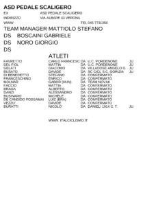 thumbnail of PEDALE SCALIGERO SC VALEGGIO