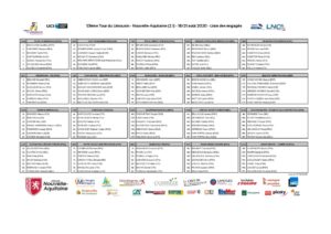 thumbnail of Liste des engagés – TDLNA 2020