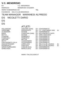 thumbnail of VC MENDRISIO