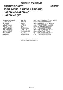 thumbnail of XC ORDINE ARRIVO LARCIANO 2021