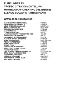 thumbnail of U23 TROFEO CITTA DI MONTELUPO 2021 SQUADRE PARTECIPANTI