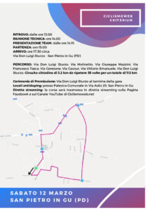 thumbnail of 1 DUE GIORNI PER ALESSANDRO BOLIS 2022 CICLISMOWEB CRITERIUM PERCORSO