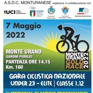 thumbnail of Monte Urano Gold Race 07052022 locandina MANIFESTO 2022