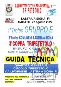 thumbnail of GUIDA TECNICA TROFEO COMUNE DI LASTRA A SIGNA COPPA TRIPETETOLO 2022